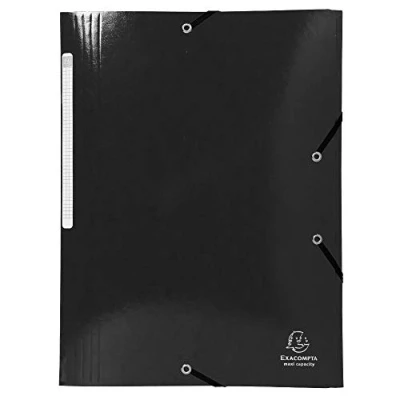 Imagen de Exacompta 55821E Carpeta (Conventional file folder, Caja de cartón, Negro, A4, 425 g/m², 240 mm)
