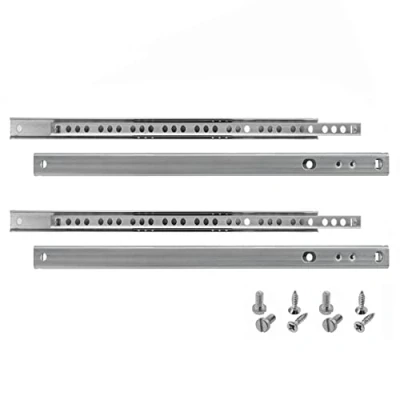 Imagen de HELPMATE Nut Riel para cajones (17 mm de longitud, 310 mm, 2 pares, 4 unidades, incluye material fijación)