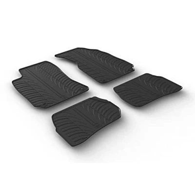 Imagen de Gledring 0078 Juego de alfombrillas suelo Caucho delante y detrás 4 negro 750mm 550mm VOLKSWAGEN: Passat B5 GP Sedán, Variant