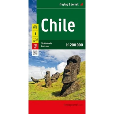 Imagen de Chile, Straßenkarte 1:1.200.000, freytag &amp; berndt: AK 173