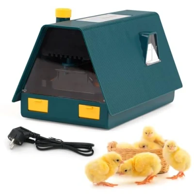 Imagen de Svauoumu Incubadora Huevos Gallina Automatica, con Volteo AutomáTico de y Control Temperatura Humedad, AvíCola Pantalla LED Para Pollos, Patos, Gansos (10 Huevos)