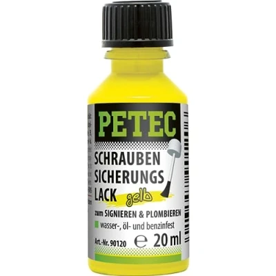 Imagen de PETEC 90120 Pintura Barniz 1K Botella 20 amarillo