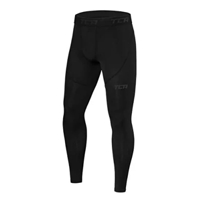 Imagen de TCA Niños Resistencia Compresión Base Layer Thermal Tights/Leggings Azul Oscuro, 12 14 Años
