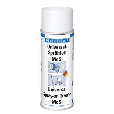 Imagen de WEICON Spray de Grasa Universal con MoS2 400ml lubricante duradero resistente a altas presiones