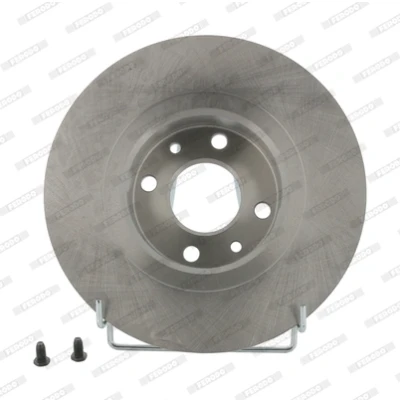 Imagen de FERODO PREMIER DDF141 Disco de freno 257 12 4 98 macizo aceitado con tornillos FIAT: Panda III Hatchback, 500 Punto II LANCIA: Y