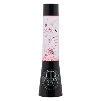 Imagen de Paladone RS561112 Lava con Purpurina Star Wars, Lámpara de Flujo para Luz Ambiente, 33 cm, Plástico, Negro