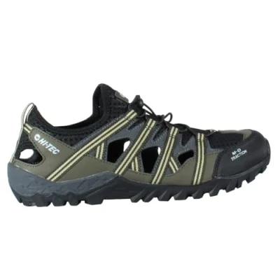 Imagen de HI TEC PAMPA Sandalia deportiva hombre/Sandalia Trekking hombre (Olive/Black/Olive Grey, Sistema tallas calzado EU, Adulto, Números, mediano, 41)