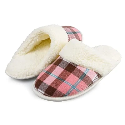 Imagen de riemot Zapatillas de estar por casa unisex felpa suave, Estilo 1., 42/43 EU