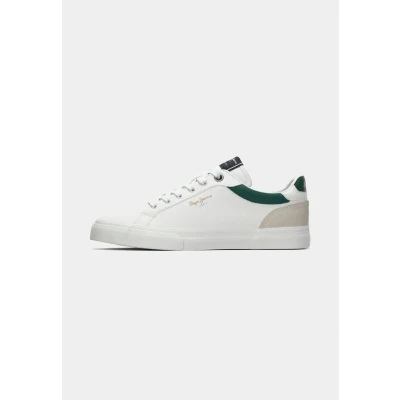 Imagen de Pepe Jeans Kenton Court Zapatillas, Hombre, Talla: 41, Ivory/green Zapatos