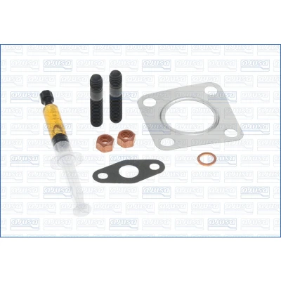 Imagen de AJUSA JTC11357 Juego de montaje, turbocompresor with studs, syringe oil con juntas instrucciones montaje ALFA ROMEO: GT, 156 Berlina, 147