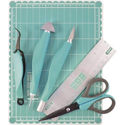 Imagen de We R Memory Keepers Mini Kit, Herramientas de scrapbooking 6 piezas, blanco