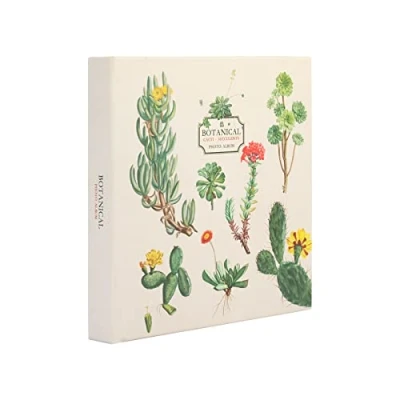 Imagen de Grupo Erik Album fotos autoadhesivo Botanical cacti 16x16cm con 24 página polaroid de tapa dura Álbum cuadrado