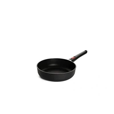 Imagen de Woll Eco Lite Sartén alta (inductiva, diámetro de 24 cm, 7 cm alto, con mango extraíble, apta para todo tipo fuegos, aluminio fundido 100% reciclado), color negro