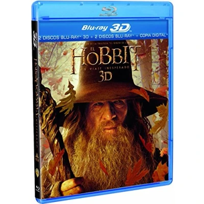 Imagen de El Hobbit: Un Viaje Inesperado (2 discos Blu ray 3D + 2 ray) [Blu ray]