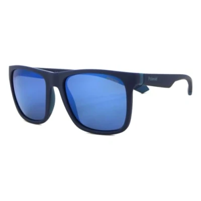Imagen de Polaroid Gafas de Sol PLD 2141/S Matte Blue Azure/Blue 57/18/140 unisex