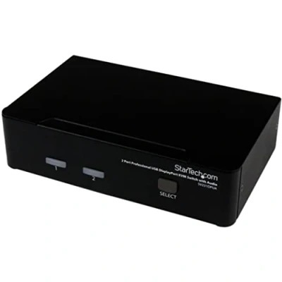 Imagen de StarTech.com SV231DPUA Switch Profesional KVM de 2 Puertos Video DisplayPort