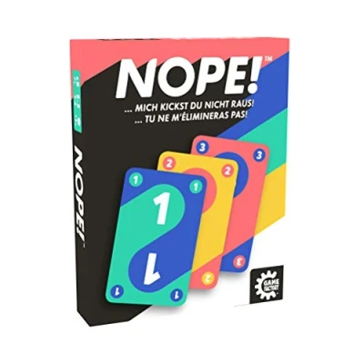 Imagen de Game Factory 646250 Nope, el clásico Juego de Cartas con Giro, para 2 a 6 Jugadores, Partir 7 años, edición en alemán