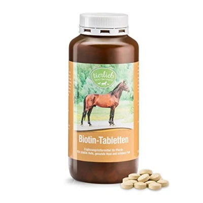 Imagen de Biotina Pastillas para Caballos, la firmeza y flexibilidad de los Cascos favorecer Piel el Pelaje