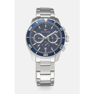 Imagen de Tommy Hilfiger Cronógrafo silvercoloured/blue, Hombre, Talla: One Size, Silver coloured/blue