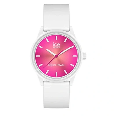 Imagen de ICE Watch solar power Coral reef Reloj blanco para Mujer con Correa de silicona 019031 (Small)