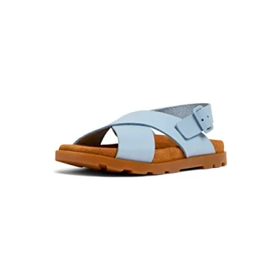 Imagen de Camper Brutus Sandal K800491, Sandalia con Correa en X, Azul Claro, 28 EU