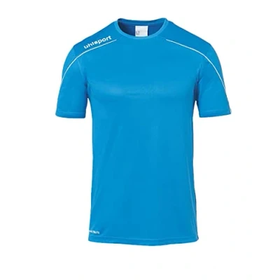 Imagen de uhlsport Stream 22 Shirt Shortsleeved Camiseta De Entrenamiento, Hombre, Cyan/Blanco, 116
