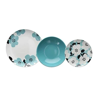 Imagen de Tognana Malmo Vajilla para 6 personas, 18 piezas, porcelana, multicolor