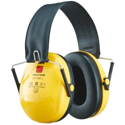 Imagen de 3M PELTOR Optime I Orejeras plegables Alta Visibilidad 28 dB (1 orejera/caja), H510F 459 GB