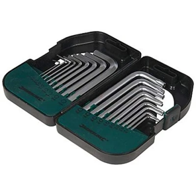 Imagen de Silverline Tools 341662 Llaves Hexagonales/ T10 T50, Caja de 18
