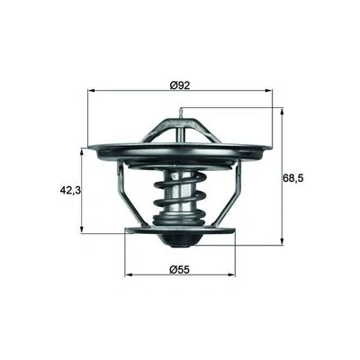 Imagen de MAHLE ORIGINAL TX 35 79 Termostato, refrigerante sin junta SCANIA: 4 series