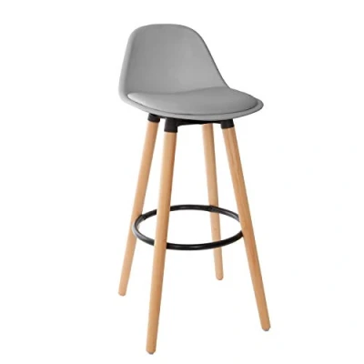 Imagen de UNIVERSDECOR Taburete Bar Deco Maxon Atmosphra (taburete Gris)