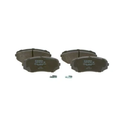 Imagen de BOSCH 0 986 494 879 Juego de pastillas freno Low Metallic con contacto avisador desgaste, acústico desgaste Chapa antichirridos