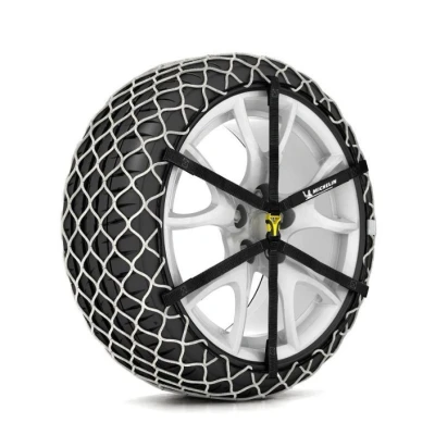 Imagen de Michelin Easy Grip Limited 008333 Cadenas para nieve con tensor de cadena instrucciones montaje, bolsa almacenamiento Acero