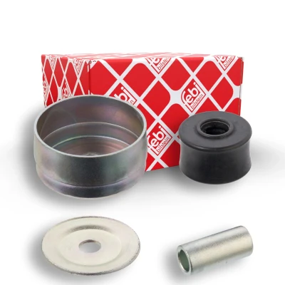 Imagen de FEBI BILSTEIN 104973 Kit reparación, apoyo columna amortiguación Eje trasero sin rodamiento de bolas con material montaje añadido