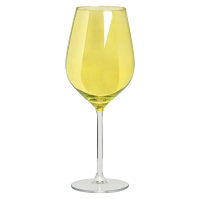 Imagen de Excelsa Scratch Copa Color Wine cl 50, Vidrio, Amarillo, 7 x 23 cm