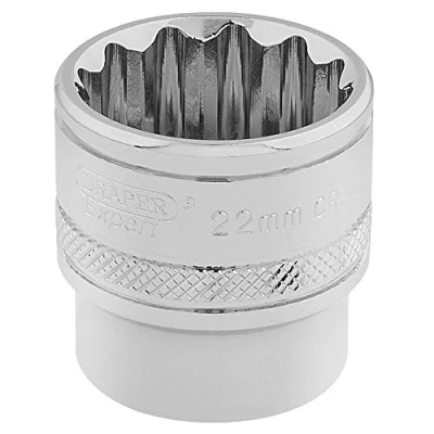 Imagen de Draper 32800 Toma métrica de 12 puntos (3/8&quot;, 22 mm)