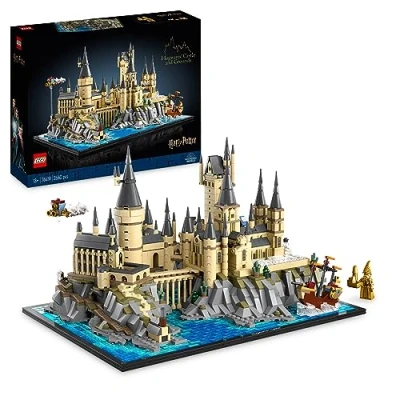 Imagen de LEGO 76419 Harry Potter Castillo y Terrenos de Hogwarts, Set con Lugares Emblemáticos: Torre Astronomía, Gran Comedor, Cámara los Secretos más, Maqueta Exposición para Fans Adultos