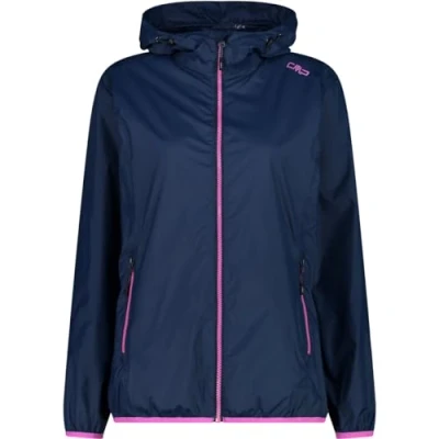 Imagen de CMP Chaqueta Mujer Rain Fix Capucha, Azul, XXS