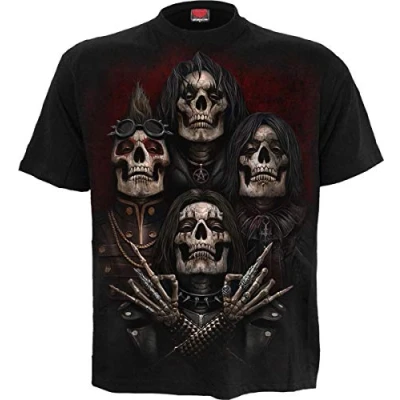Imagen de Spiral Faces of Goth Camiseta Negro L