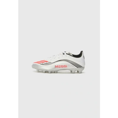 Imagen de adidas Performance F50 Messi League Unisex Botas de fútbol con tacos white/lucid red/silvercoloured para niños, Talla: 30.5 Zapatos