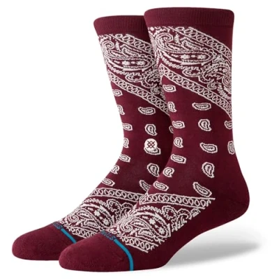 Imagen de Stance Barrio CREW Unisex Calcetines, Talla: 38 42, Wine