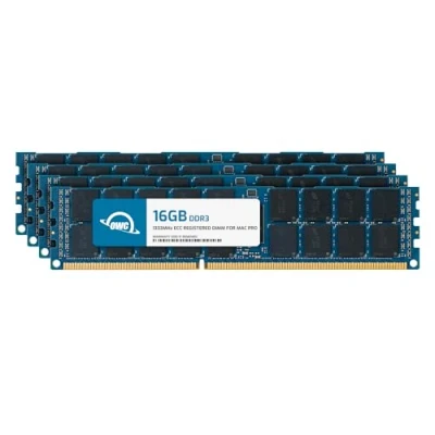 Imagen de OWC 64.0GB (4X 16GB) PC10600 DDR3 ECC Registro 1333MHz Actualización de Memoria 240 Pines para ciertos Modelos Mac Pro 2009 2012