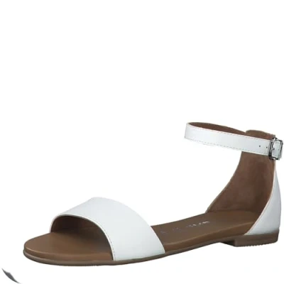 Imagen de Tamaris Damen 1 28192 42, Sandalia Mujer, Blanco, 37 EU