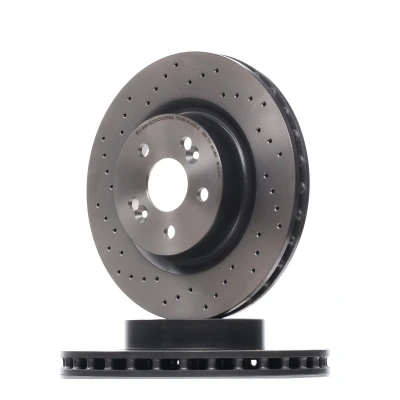 Imagen de BREMBO COATED DISC LINE 09.8904.21 Disco de freno 312 28 5 perforado/ventil. int. revestido altamente carbonizado con tornillos RENAULT: MEGANE 2