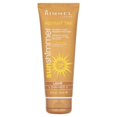 Imagen de Maquillaje instantáneo de bronceado Sunshimmer, brillo ligero, 125 ml