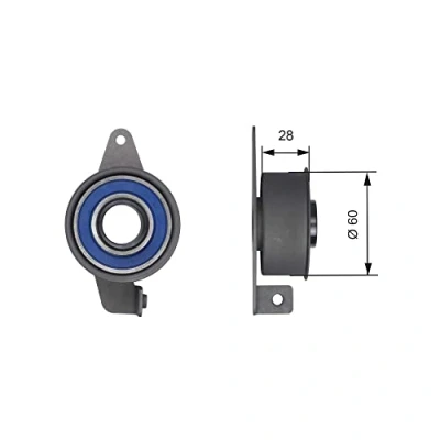 Imagen de GATES T41144 Polea tensora, correa dentada Tru Power FORD: ESCORT 4, FIESTA 3, 4