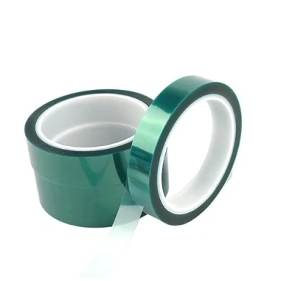 Imagen de KLVN 33M Film Tape High Temperature Resistance Green Pet Solder Plating Shield Insulation Electronics Indust Protection Adhesive (Color : 33m, Size 80 MM)