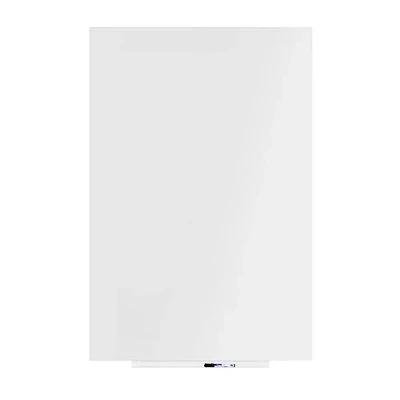 Imagen de Rocada Pizarra Blanca de Rotulador Magnética Sin Marco Imantada Pared Sistema Sujeción Patentado con Imán 100 x 150 cm