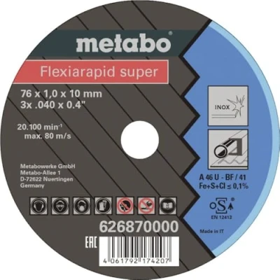 Imagen de METABO FLEXIARAPID SUPER 626870000 Disco lija, amolador angular 76 1 20100
