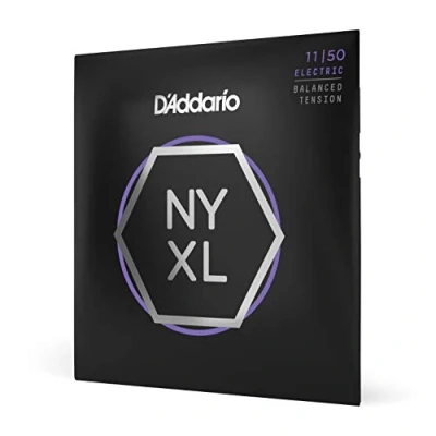 Imagen de D&#039;Addario Cuerdas Guitarra Electrica de NYXL1150BT Corde avvolte in nickel per chitarra elettrica, scalatura media, tensione bilanciata, 11 50